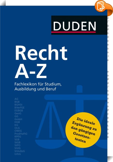 Duden Recht A - Z : Dudenredaktion - Book2look