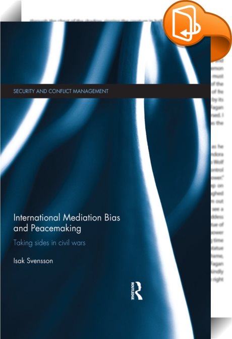 conflict mediation and peacemaking conflict mediation and peacemaking