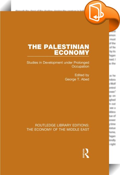 Dissertation palestinian economy